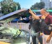Imagini curioase surprinse cu două ore înainte de Rapid - Dinamo, pe gazonul din Giulești