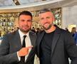 Dan Șucu și Adrian Mutu, în tribunele Stadionului Giulești
