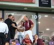 Dan Șucu și Adrian Mutu, în tribunele Stadionului Giulești
