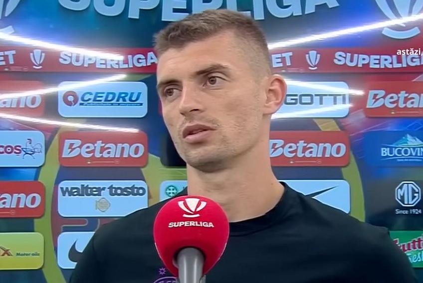 Florin Tănase, descumpănit după remiza cu Hermannstadt: „Am jucat unde mi s-a cerut! Așa s-a decis...”