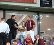 Dan Șucu și Adrian Mutu, în tribunele Stadionului Giulești