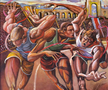 „Picasso din vestiar”.  Ernie Barnes a umplut galeriile de artă cu fotbal american, box și baschet