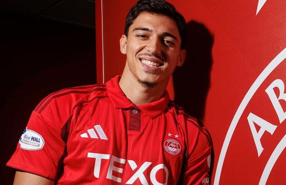 Aberdeen a transferat de la AC Milan înainte de turul cu FCSB: „Mi-a plăcut pasiunea lor”