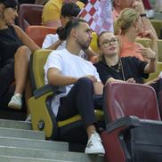 Antonia Salanță, iubita lui Daniel Bîrligea la meciul Rapid - FCSB, 2-2