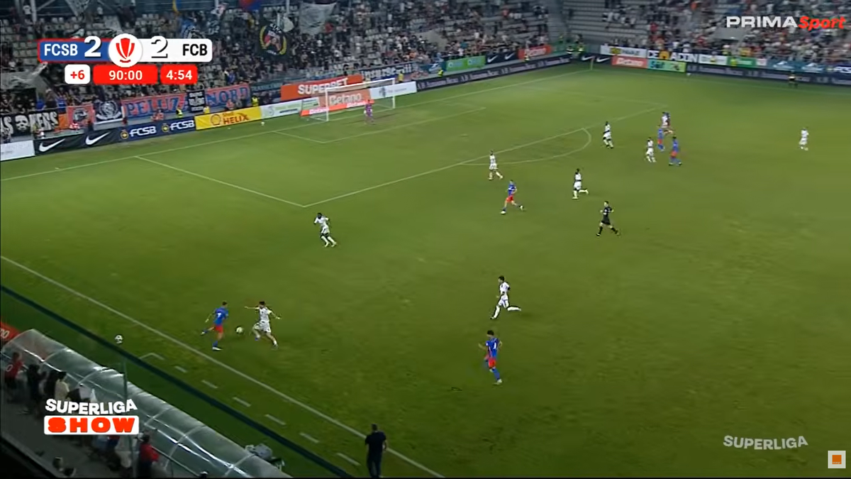 Golul de 3-2 marcat de FCSB cu Botoșani