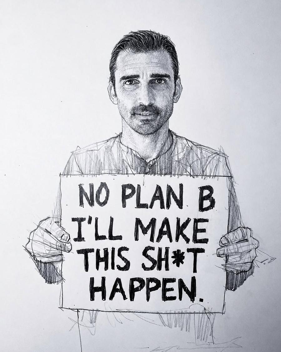 Levadiakos a publicat pe contul oficial de Instagram un desen în alb și negru cu Elias Charalambous, noul antrenor al echipei / FOTO: Instagram Charalambous și Pintilii au debutat oficial pe banca noii echipe: „Make this sh*t happen”