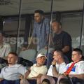 Dan Petrescu, în loja celor de la FCSB la meciul cu FC Botoșani, alături de Valeriu Argăseală și Mihai Stoica / Foto: Ionuț Iordache GSP