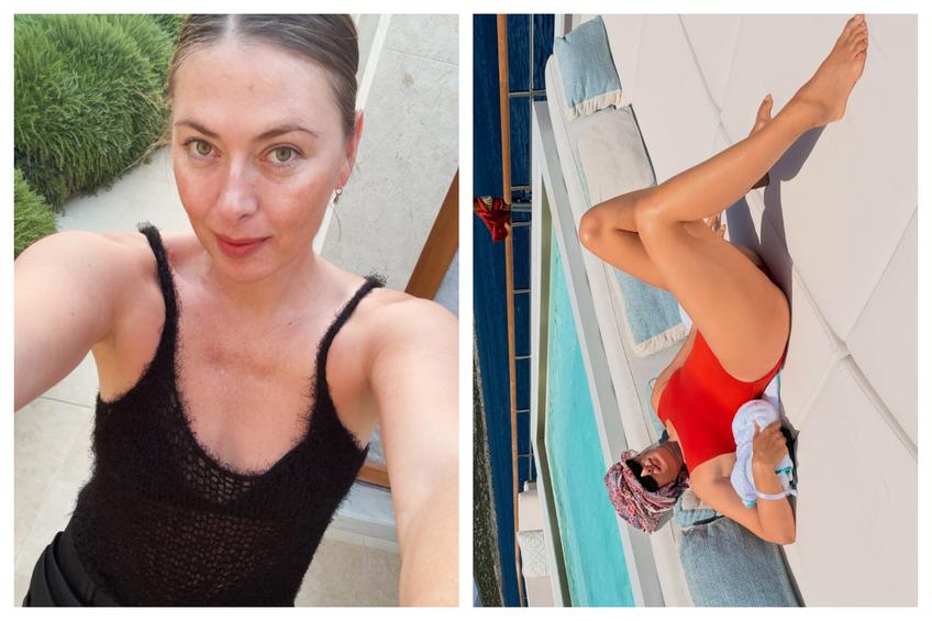 Rusoaica Maria Sharapova (39 de ani) a postat mai multe imagini needitate din vacanța petrecută în Grecia.