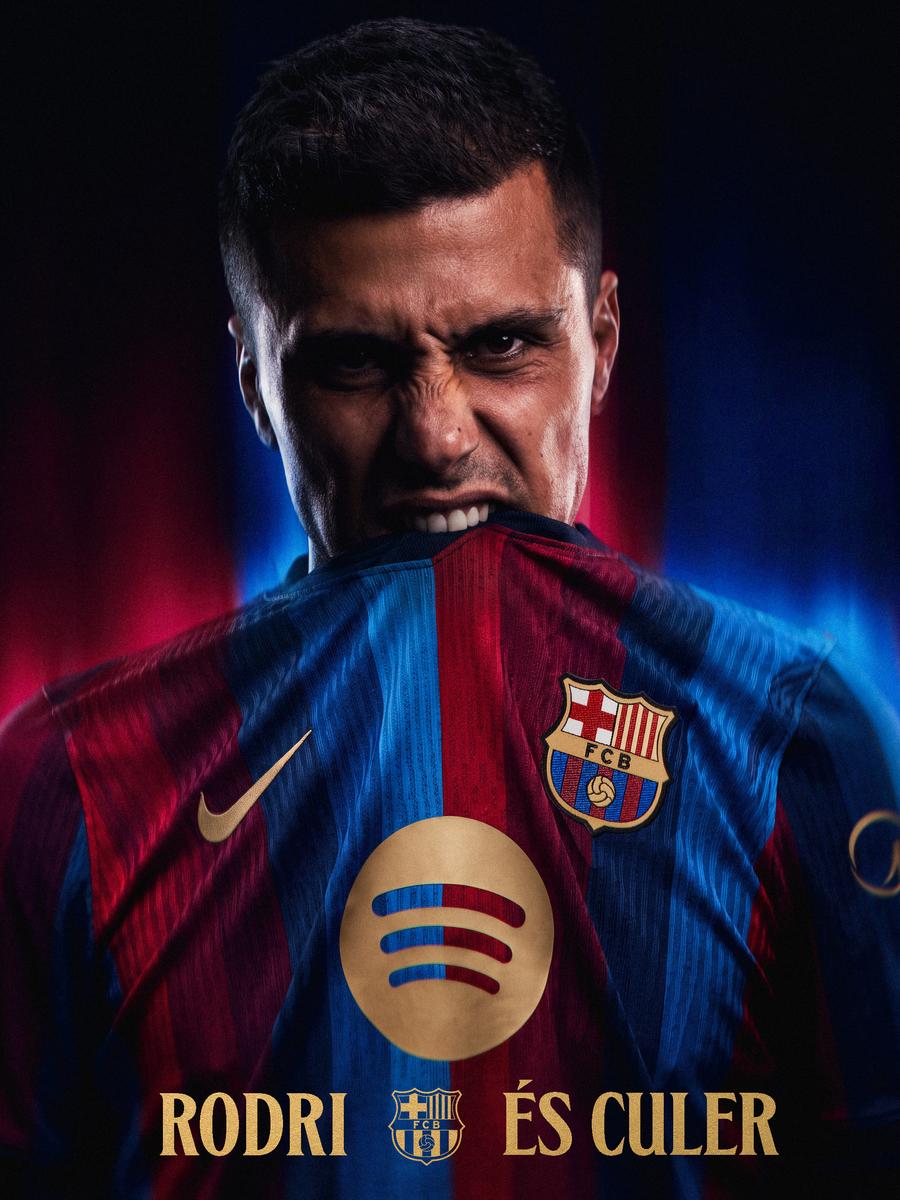 Rodri, prezentare spectaculoasă la Barcelona: „Stăpânul spațiului și al timpului”