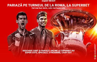 Se conturează o finală Djokovic - Nadal la Roma. Azarenka poate fi un pericol pentru Halep. Pe cine pariezi?