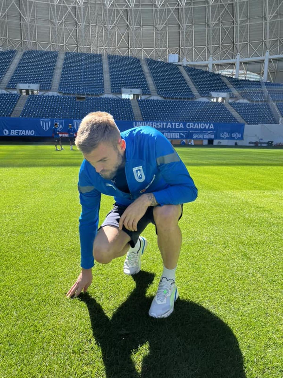 Cum arată noul gazon de pe „Ion Oblemenco” înainte de CSU Craiova - FCSB » Oltenii revin în Bănie după 5 săptămâni
