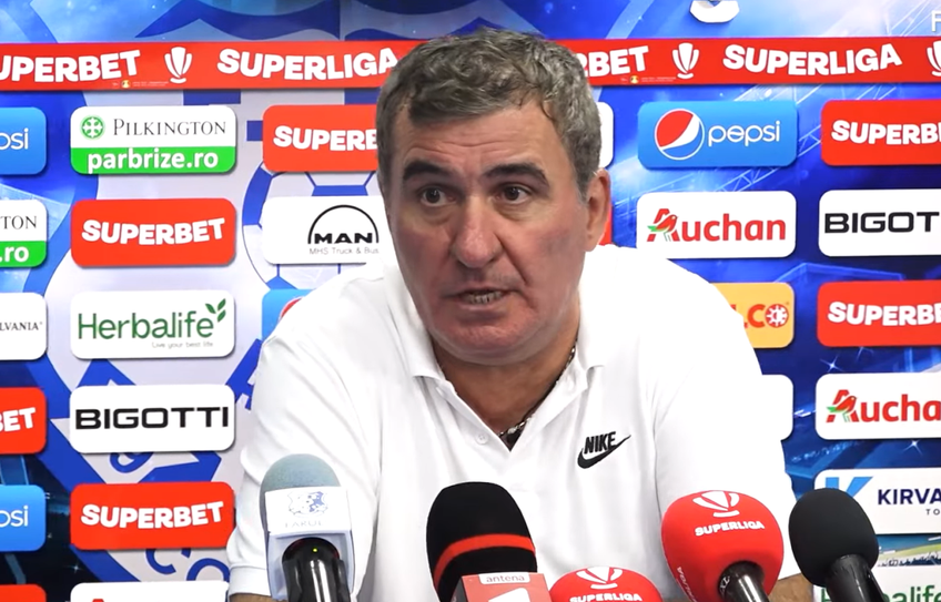 FCSB s-a impus pe terenul celor de la Farul, scor 1-0, în runda #9 din Superliga. La conferința de presă de la finalul partidei, Gică Hagi, managerul campioanei, a acuzat modul în care fotbaliștii lui au judecat unele momente din joc.