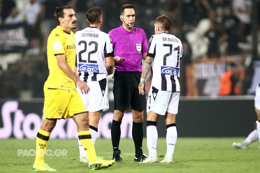 Tasos Papapetrou, arbitrul întâlnirii PAOK - Aris. Foto: paokfc.gr Răzvan Lucescu, nervos după remiza albă din derby-ul PAOK - Aris: „Nu sunt prost, înțeleg ce se întâmplă. Arbitrul a venit pentru un 0-0”