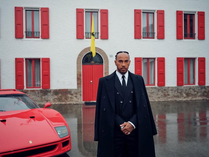 Lewis Hamilton cu Ferrari F40 / Foto: Instagram