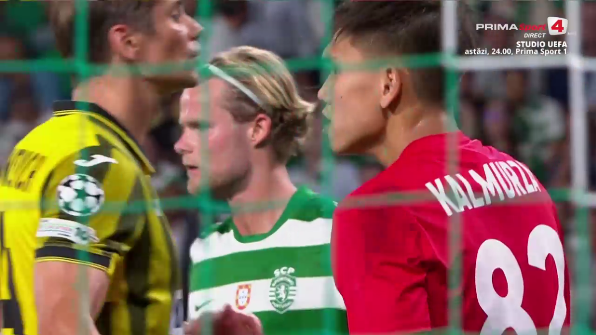 Serkhan Kalmyrza a apărat un penalty în Sporting - Kairat, la debutul în Liga Campionilor