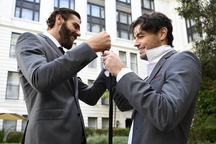 Reilly Opelka și Taylor Fritz la Laver Cup 2025 Foto: Laver Cup