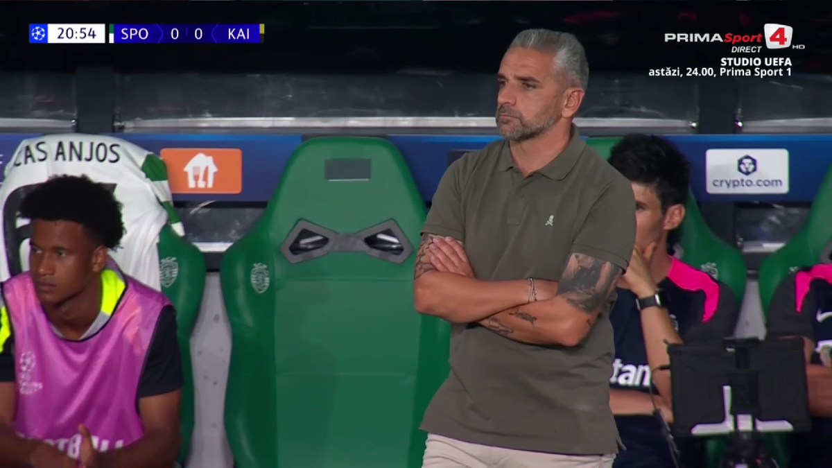 Serkhan Kalmyrza a apărat un penalty în Sporting - Kairat, la debutul în Liga Campionilor