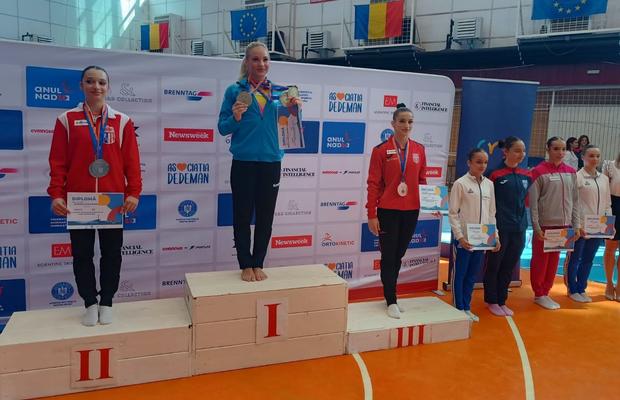 Sabrina Maneca-Voinea s-a impus la trei aparate la Campionatele Naționale, ce s-au desfășurat anul acesta la Galați