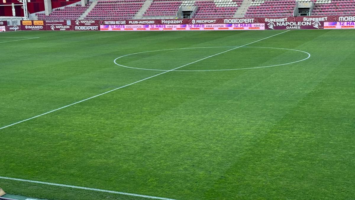 Rapid - FC Argeș, imagini înainte de meci
