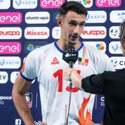 Alexandru Rață, una din armele ofensive ale României/Foto: Florin Petean (CEV)