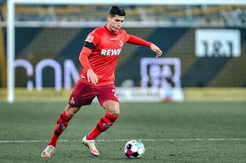 Sava Cestic, la debutul în Bundesliga în tricoul lui Koln // Foto: Instagram