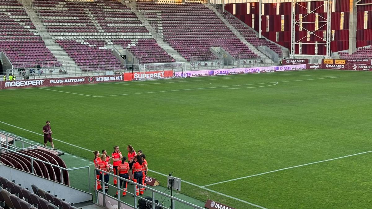 Rapid - FC Argeș, imagini înainte de meci
