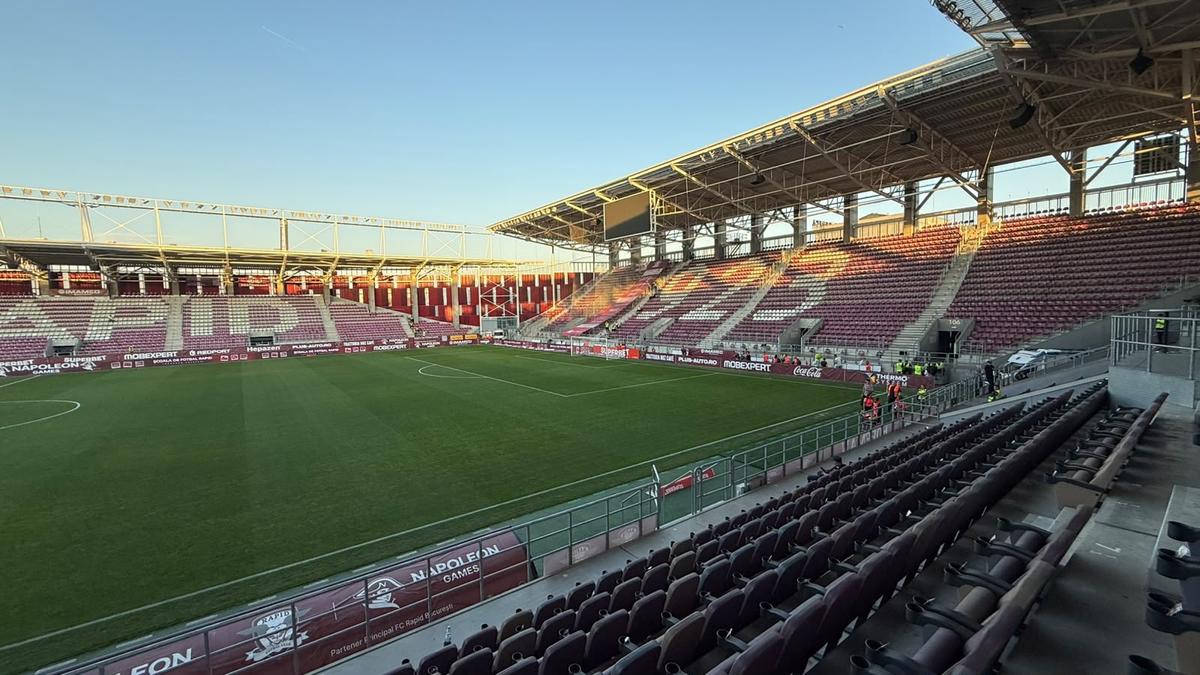 Rapid - FC Argeș, imagini înainte de meci