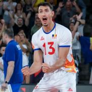 Alexandru Rață, una din armele ofensive ale României/Foto: Florin Petean (CEV)
