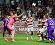 Cătălin Vulturar, Filip Stojilkovic, Igor Nikic, Vadim Rața la Rapid - FC Argeș // Foto: Ionuț Iordache (GSP)