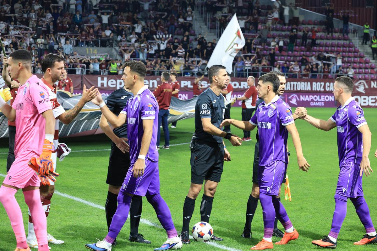 Reacția lui Olimpiu Moruțan după victoria cu FC Argeș și golul lui Andrei Șucu