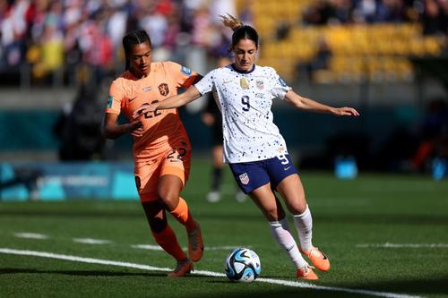 Savannah DeMelo, în tricoul Statelor Unite/ foto: GettyImages