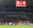 Banner galerie Rapid și tabela de scor la Rapid - FC Argeș // Foto: Ionuț Iordache (GSP)