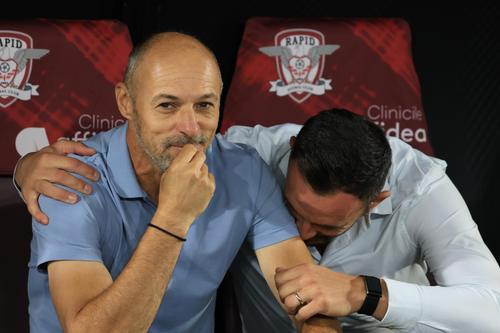 Bogdan Andone și Cătălin Straton, înainte de Rapid - FC Argeș