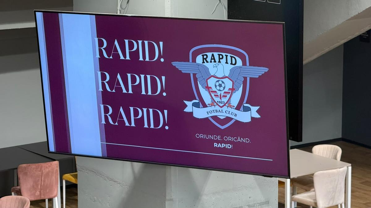 Rapid - FC Argeș, imagini înainte de meci