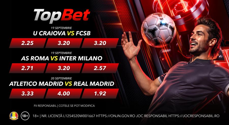 Universitatea Craiova vs FCSB, statistici și cote la pariuri pentru meciul de pe 19 septembrie