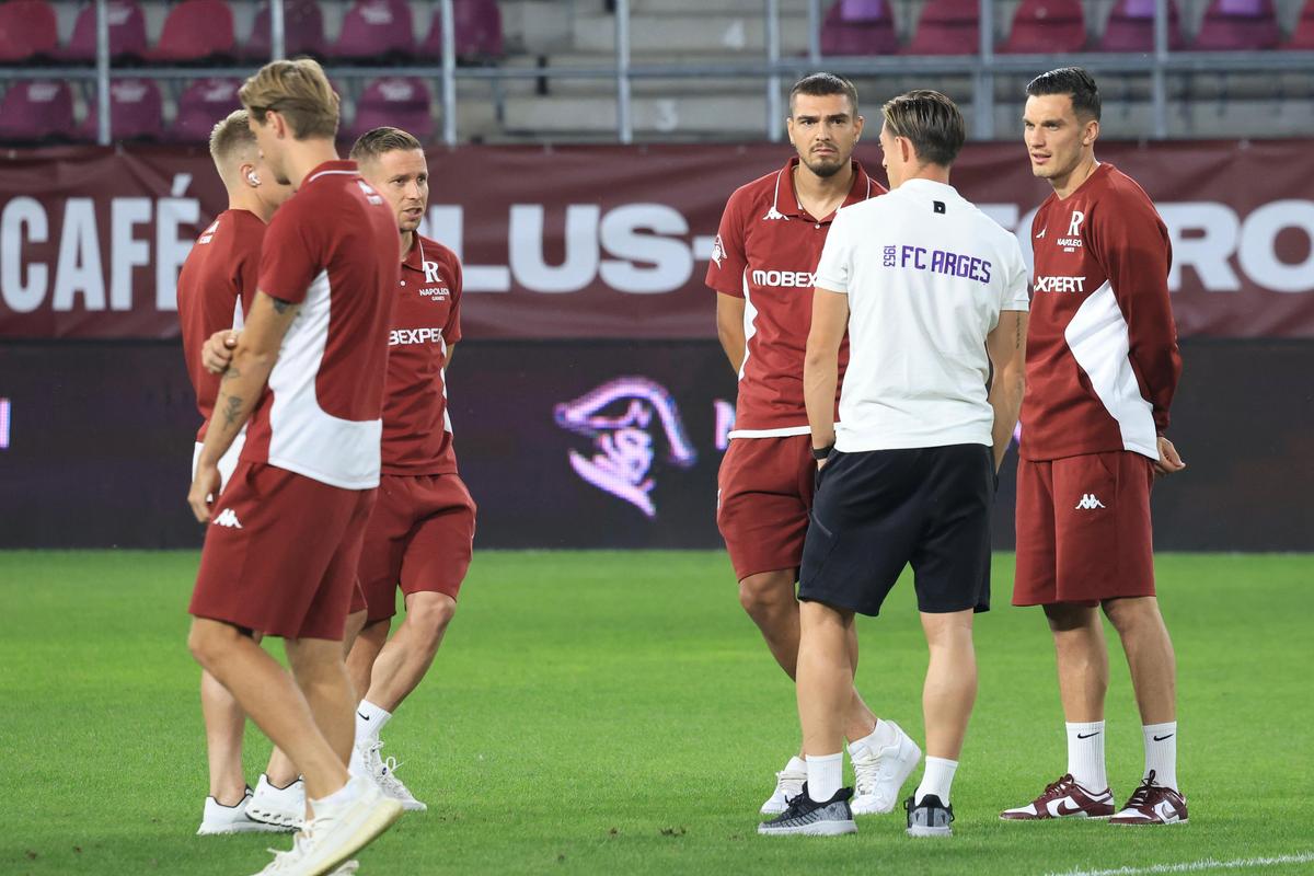 Rapid - FC Argeș, imagini înainte de meci
