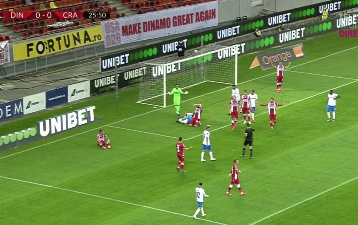 VIDEO + FOTO Dinamo - CS Universitatea Craiova, deblocat de imprudența lui Puljic! Ce a remarcat Porumboiu: „E de neconceput”