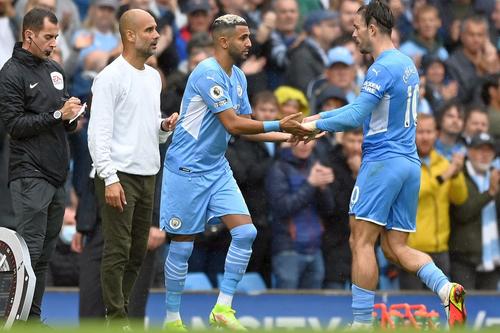 Riyad Mahrez și Jack Grealish // Foto: Getty Images