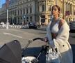A rămas în bustieră la -6 grade pe Arena Națională! Soția lui Florinel Coman a renunțat la haina de blană