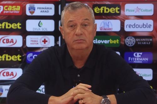 Mircea Rednic (61 de ani) a prefațat meciul UTA - Rapid, din runda cu numărul 13 a Superligii.