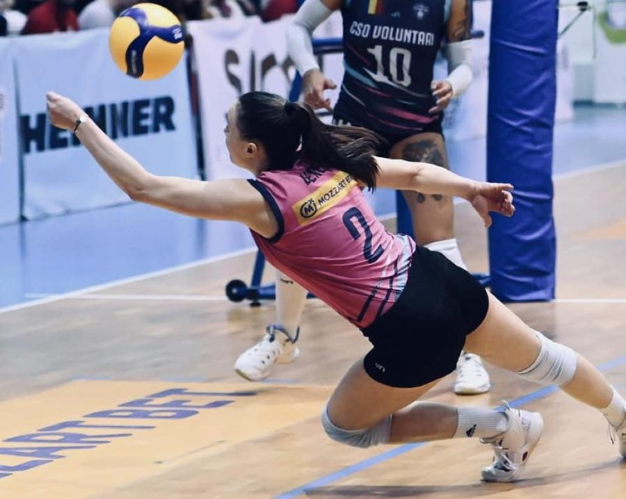 Liberoul Diana Vereș Foto Facebook CSO Voluntari CSO Voluntari merge mai departe în Challenge Cup » Urmează o adversară tare din Elveția