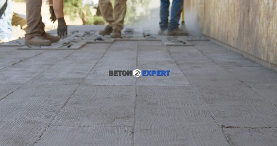Beton amprentat - Modele - Preț - Beton Expert