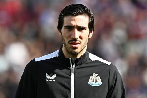 Sandro Tonali, înainte de West Ham - Newcastle. 
Foto: Imago