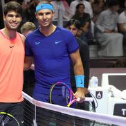 Carlos Alcaraz și Rafael Nadal, la Six Kings Slam / Sursă foto: Imago Images