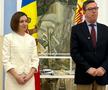 José Antonio Hernández Pérez-Solórzano, alături de Maia Sandu / Sursă foto: Facebook