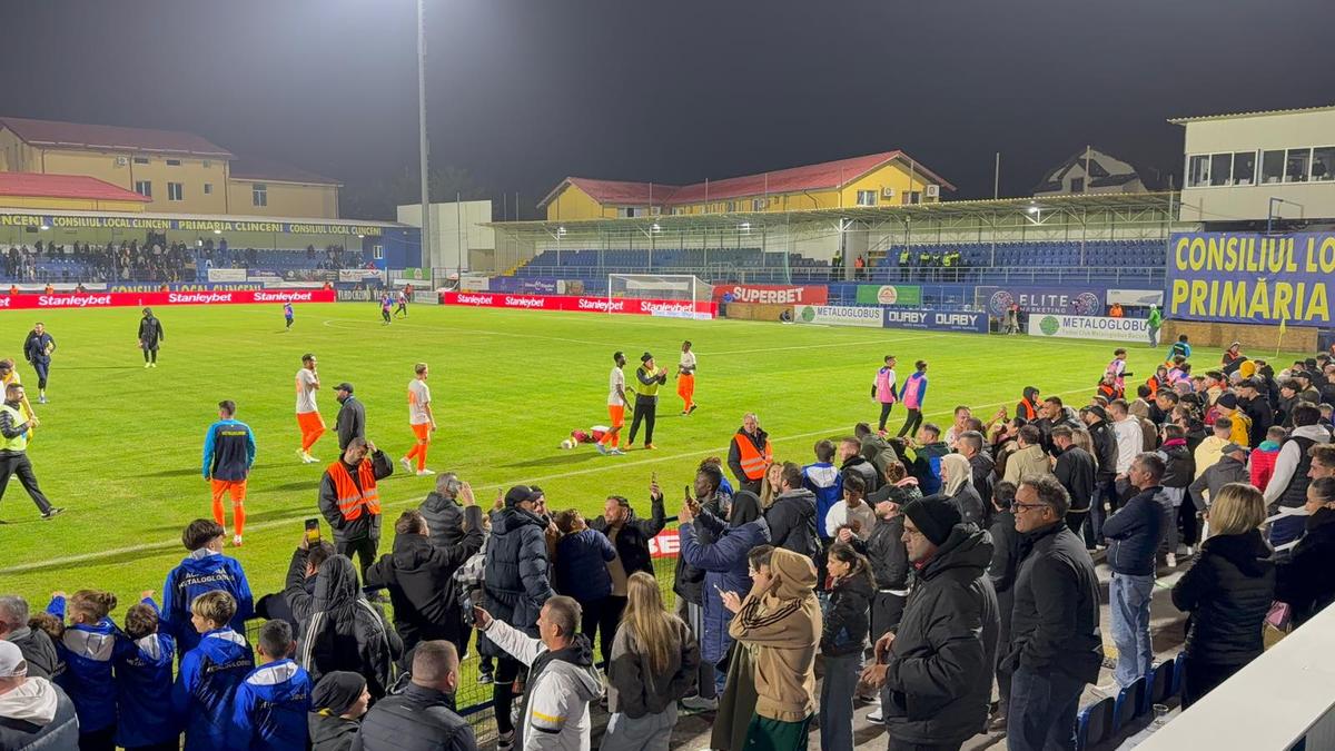 Scandal la finalul meciului dintre Metaloglobus și FCSB! Reporterii GSP au surprins toate imaginile