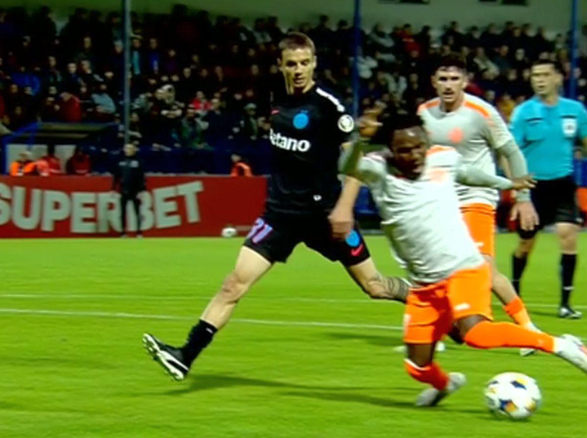 Metaloglobus - FCSB: penalty-ul gazdelor a fost anulat