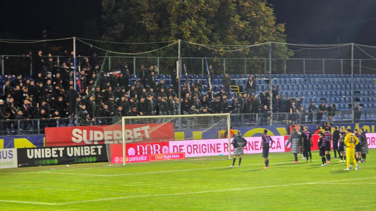 Scandal la finalul meciului dintre Metaloglobus și FCSB! Reporterii GSP au surprins toate imaginile