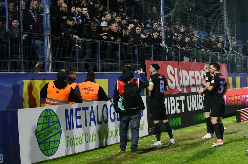 Scandal la finalul meciului istoric dintre Metaloglobus și FCSB / FOTO: Cristi Preda (GSP.ro)