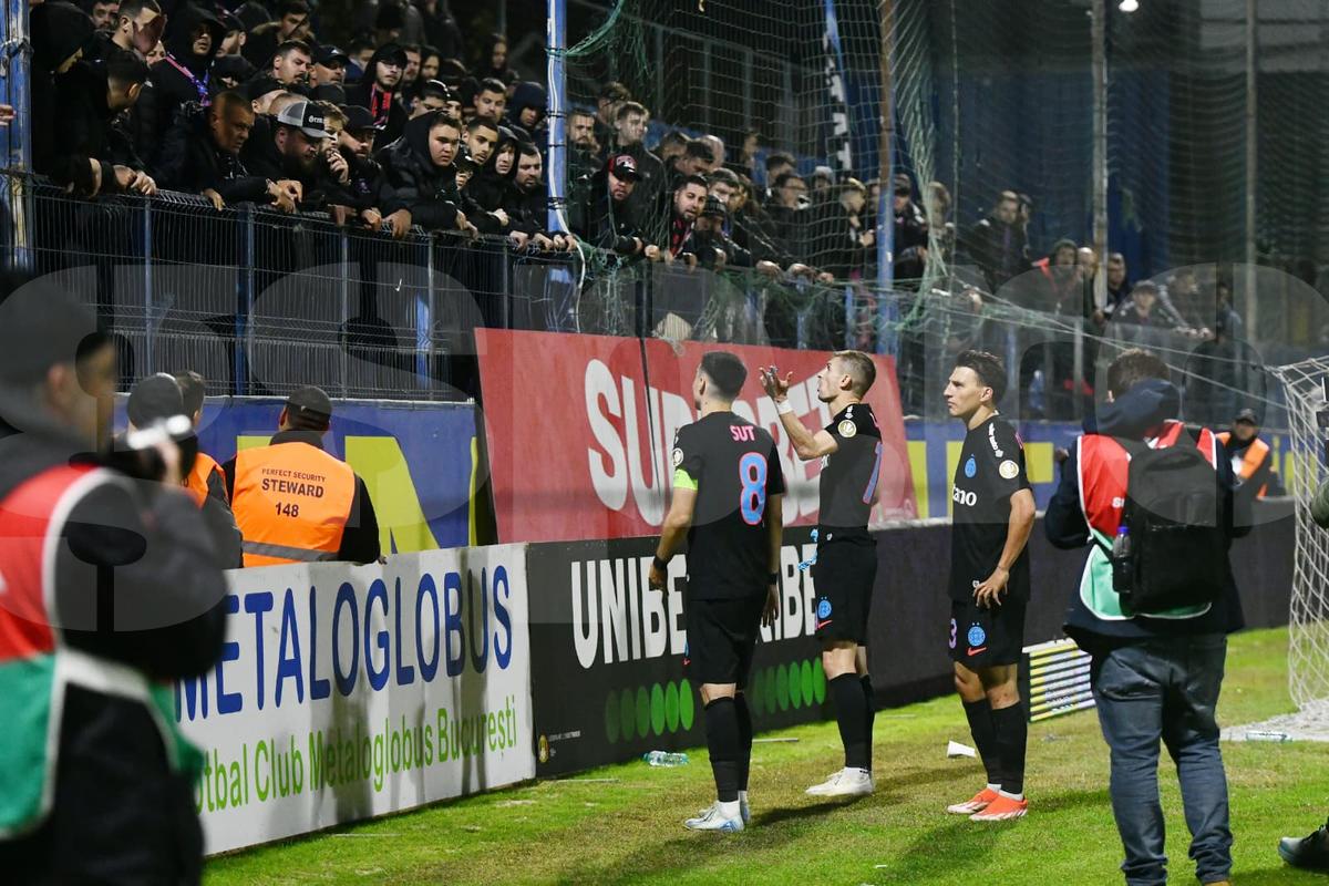 Scandal la finalul meciului istoric dintre Metaloglobus și FCSB